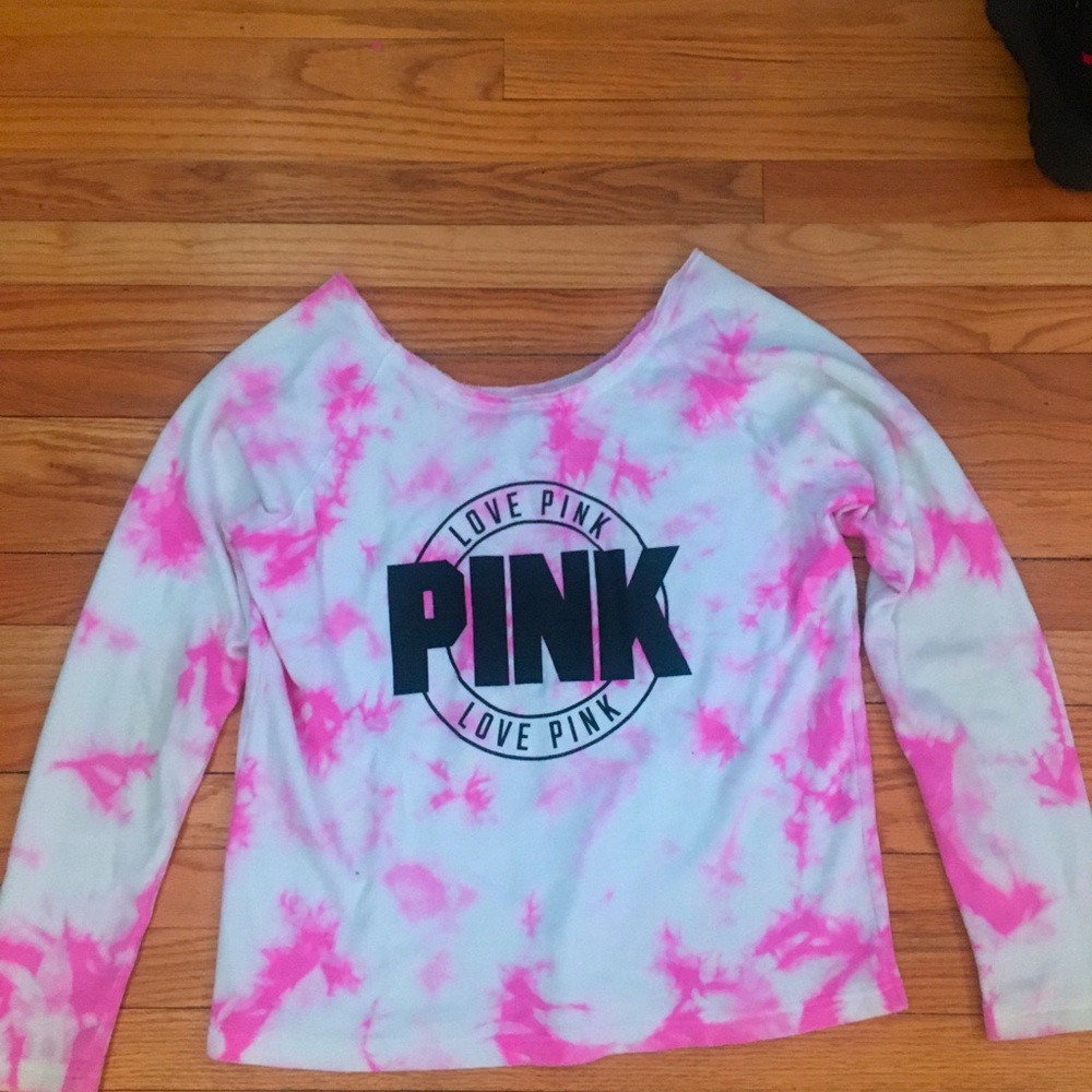 pink tye dye sweatshirts